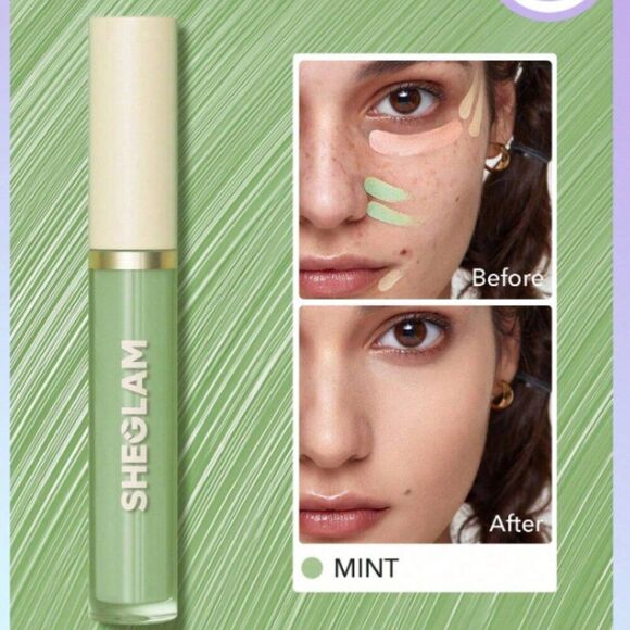 New! SHEGLAM Magic Color Correcting Concealer-Green Corrector Liquid - Picture 2 of 2